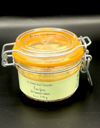 Foie gras de canard entier 100g - Boite métal - Gers